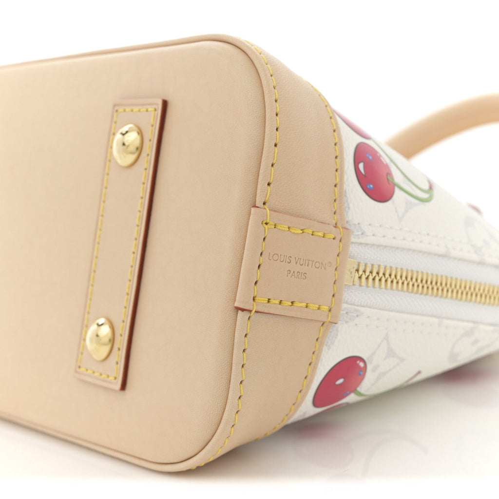 Louis Vuitton LV X TM Monogram Cerises Alma BB White