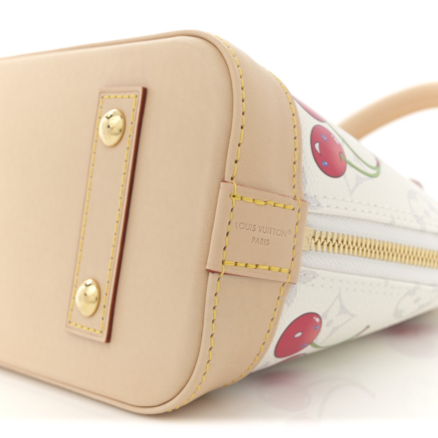 Louis Vuitton LV X TM Monogram Cerises Alma BB White