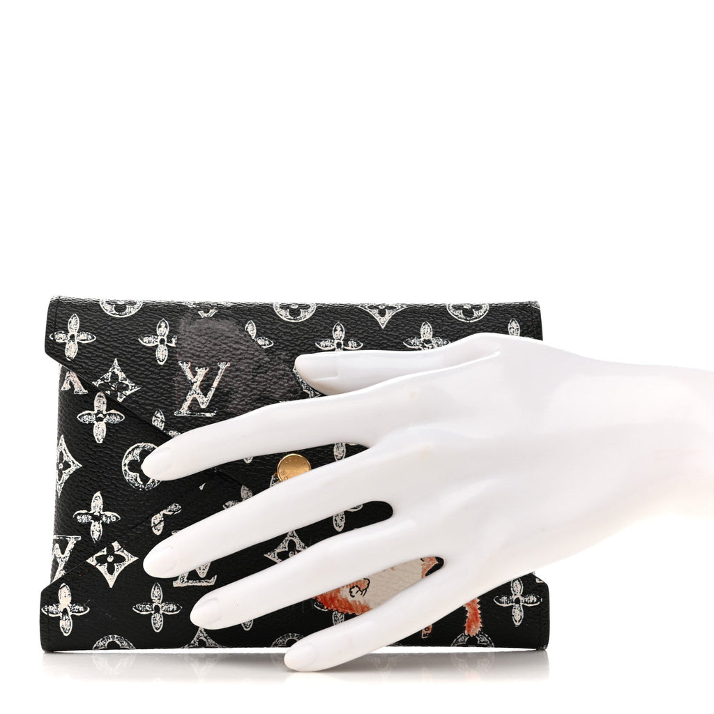 Louis Vuitton Catogram Medium Kirigami Pochette Black