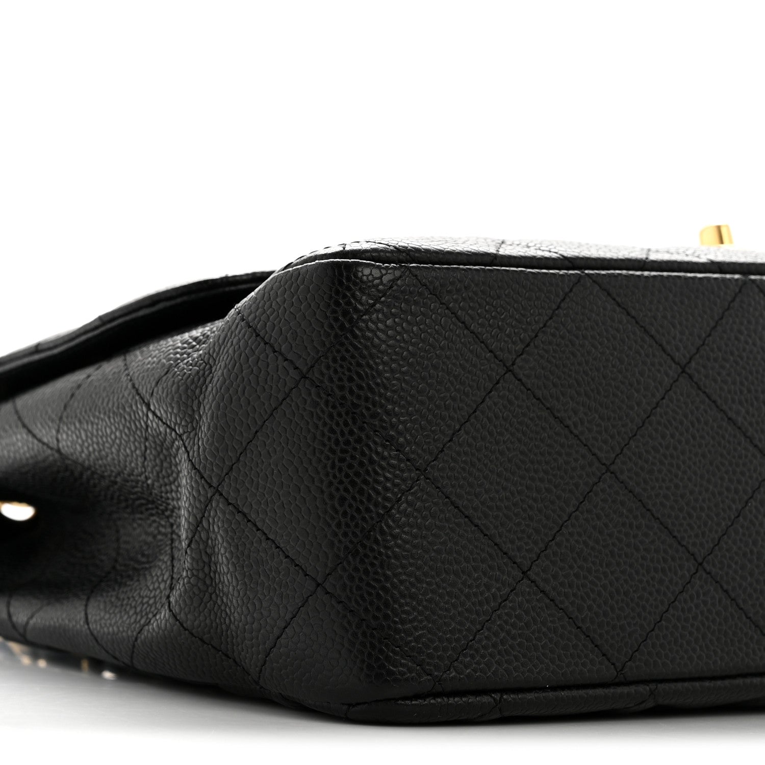 Chanel Caviar Quilted Jumbo Single Flap Black