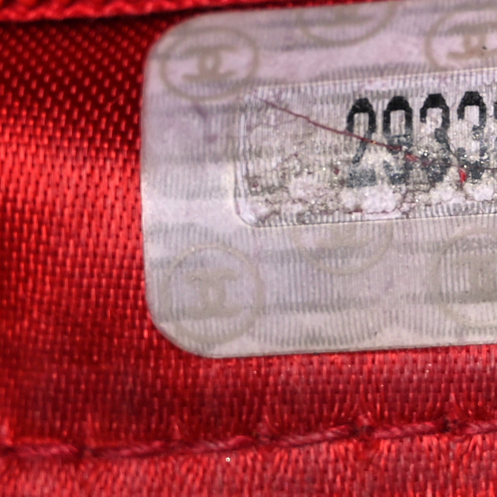Chanel Caviar Quilted Shoulder Bag Red
