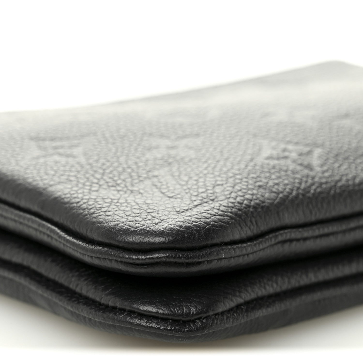 Louis Vuitton Empreinte Double Zip Pochette Black