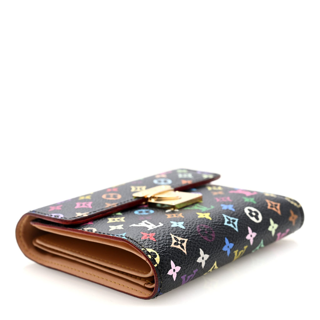 Louis Vuitton Monogram Multicolor Koala Wallet Black