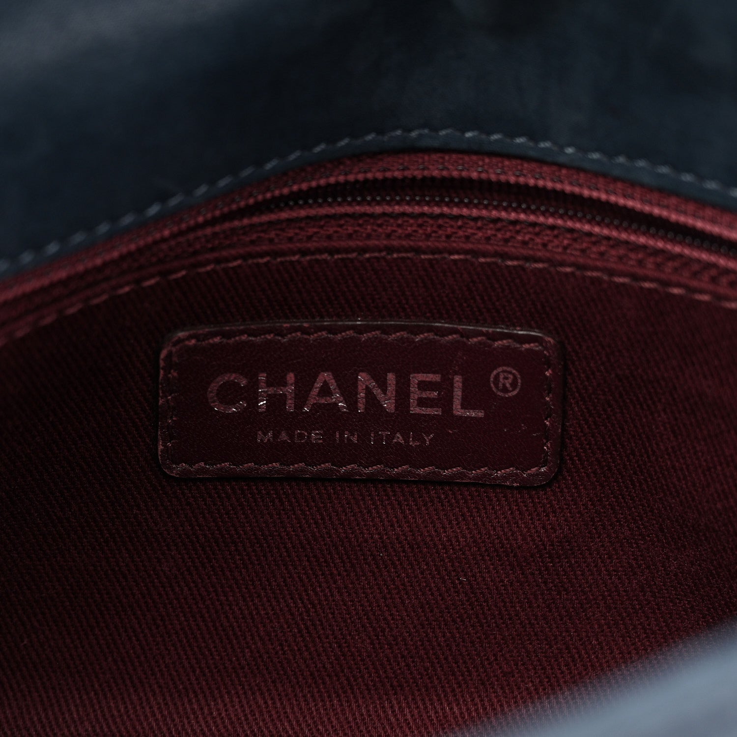 Chanel Calfskin Diamond Embossed New Chic Flap Blue