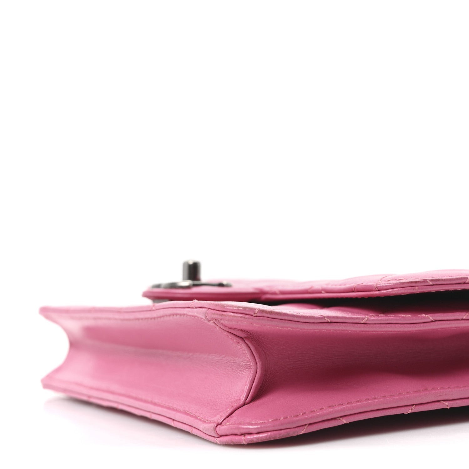 Chanel Lambskin Quilted Medium Crossing Times Flap Pink