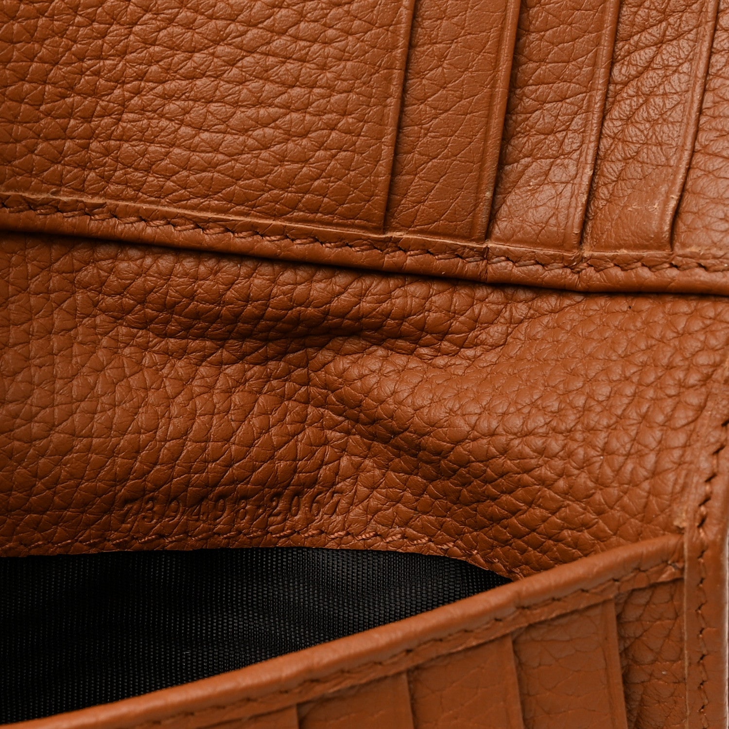 Gucci Piuma Calfskin Medium Bamboo Double G Wallet Cuir
