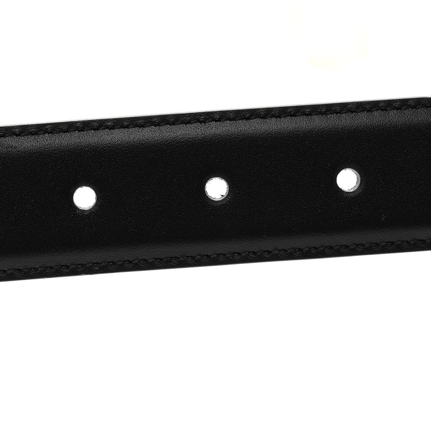 Gucci Selleria Calfskin 30mm Belt 80 32 Black