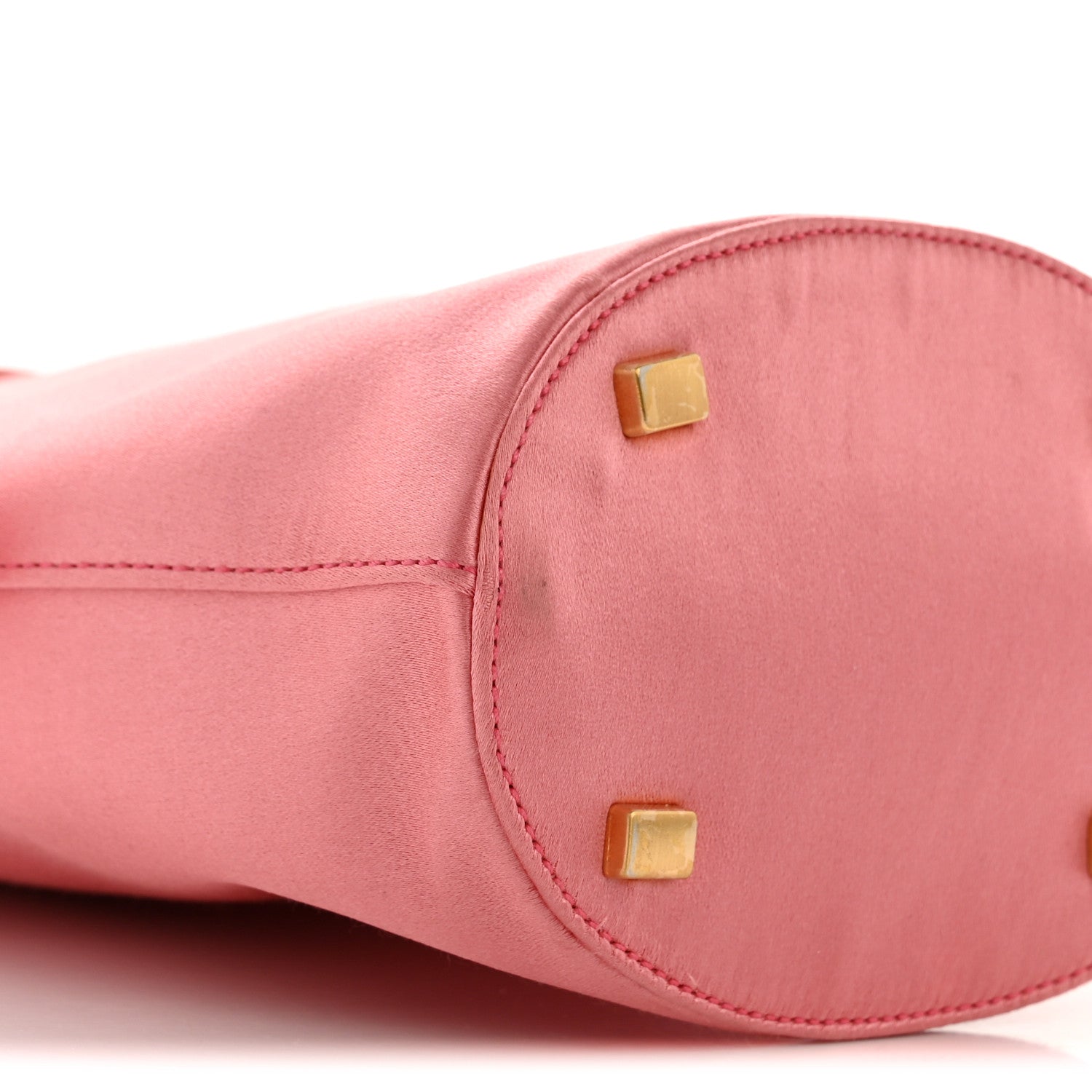Prada Satin Raso Bucket Bag Pink