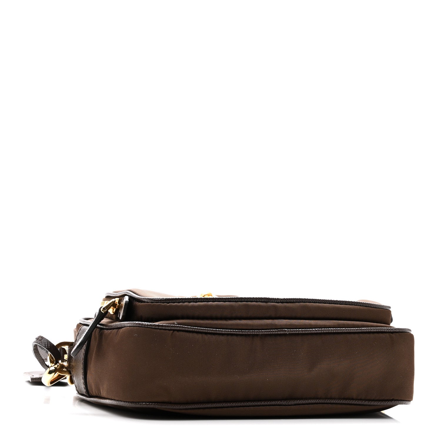 Prada Re-Nylon Saffiano Mini Shoulder Bag Sienna