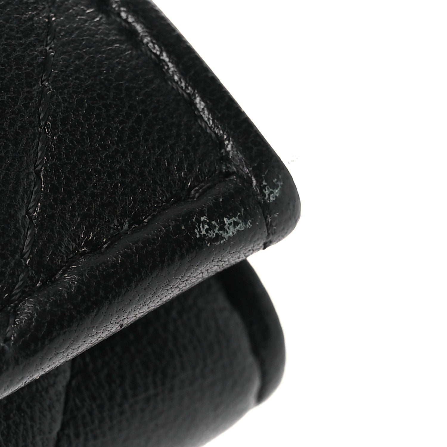 Lambskin Quilted Small Chanel 19 Flap Wallet Black