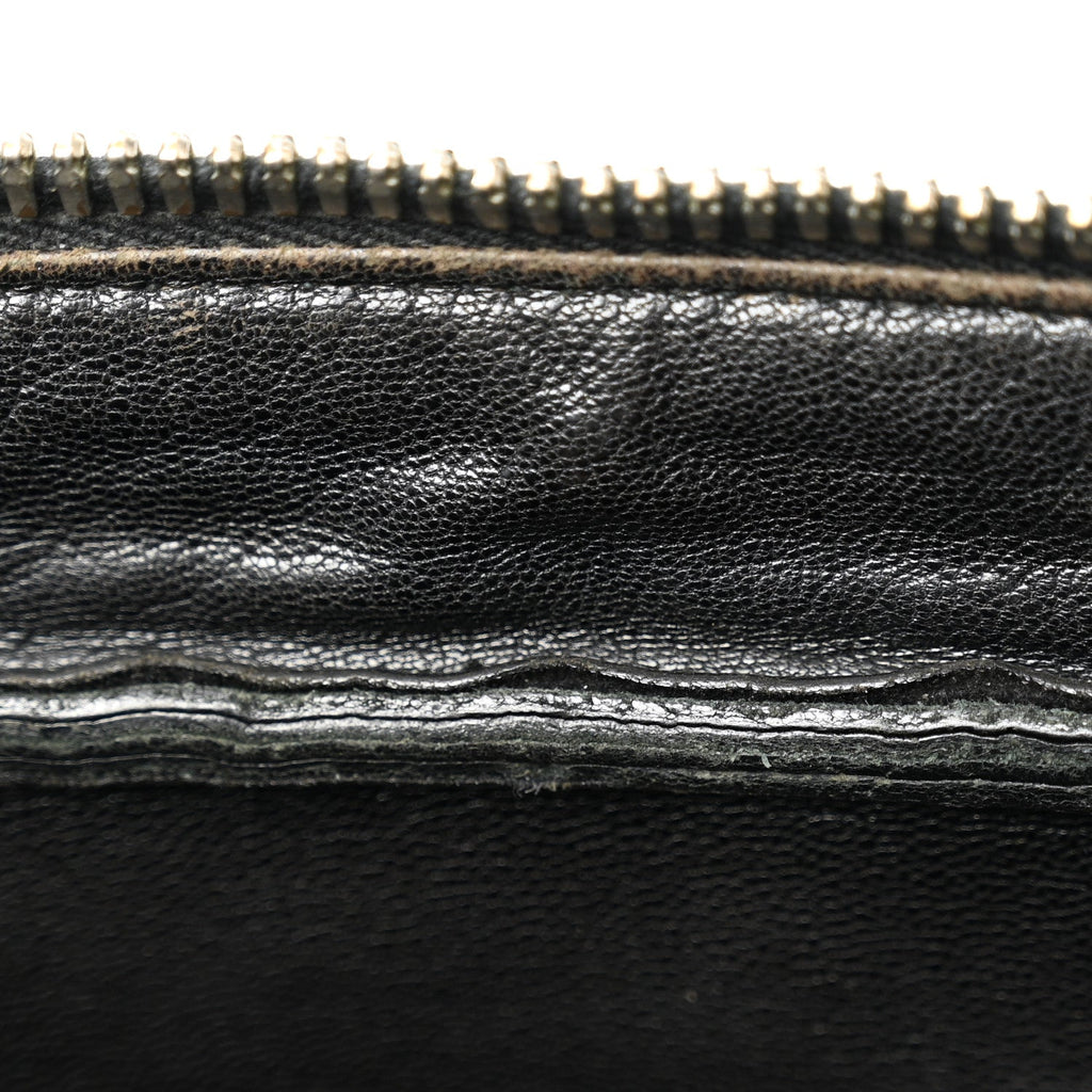 Prada Saffiano Travel Briefcase Black