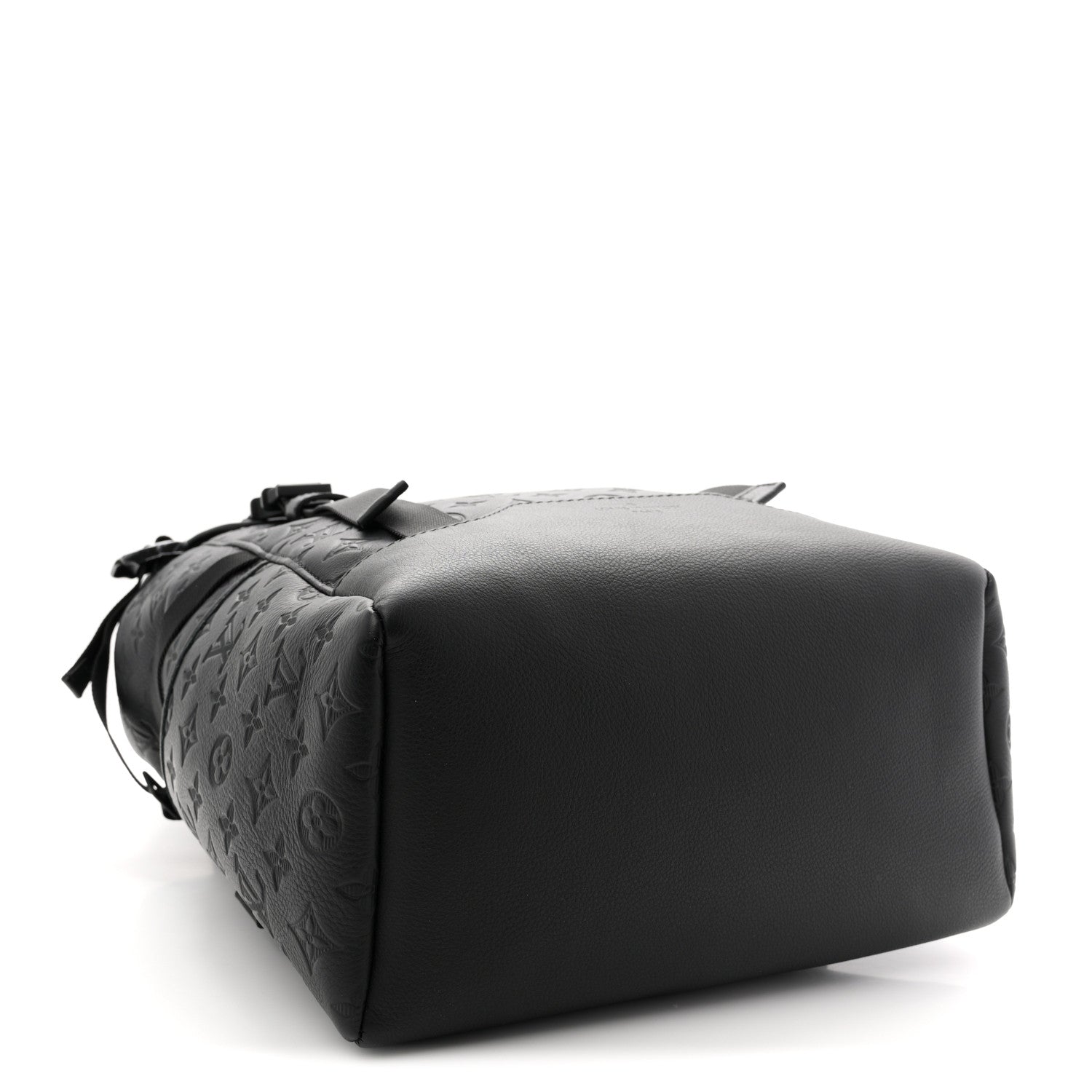 Louis Vuitton Calfskin Monogram Shadow Getaway Backpack Black