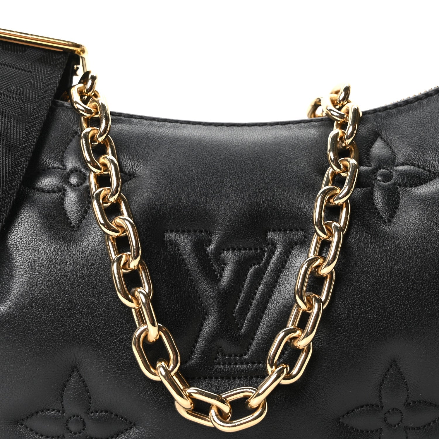 Louis Vuitton Calfskin Bubblegram Over The Moon Black