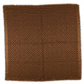 Louis Vuitton Wool Silk Monogram Denim Shawl Brown