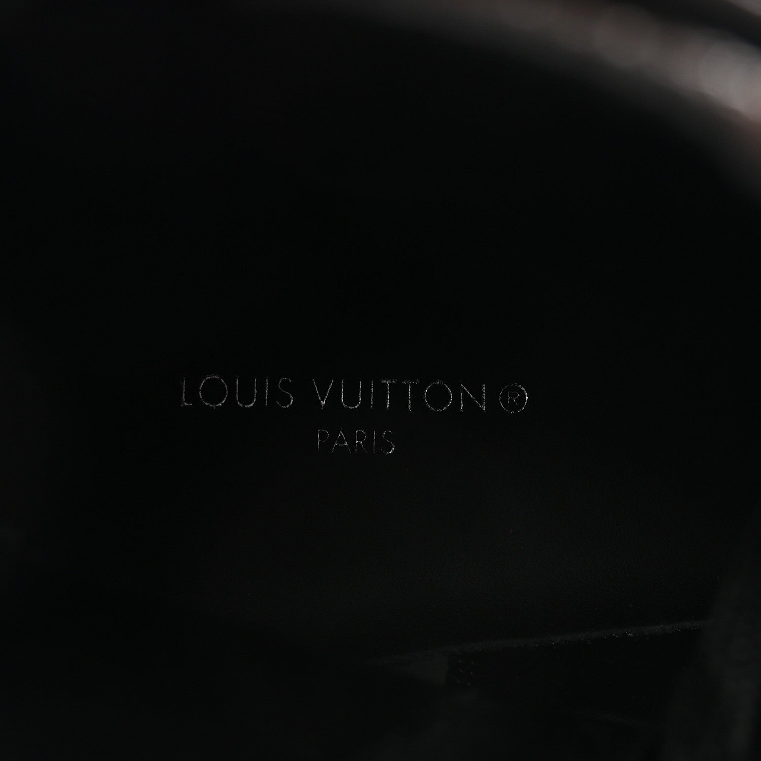 Louis Vuitton Calfskin Monogram Wonderland Flat Ranger Boots 37 Black