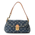 Louis Vuitton Monogram Denim Mini Pleaty Blue