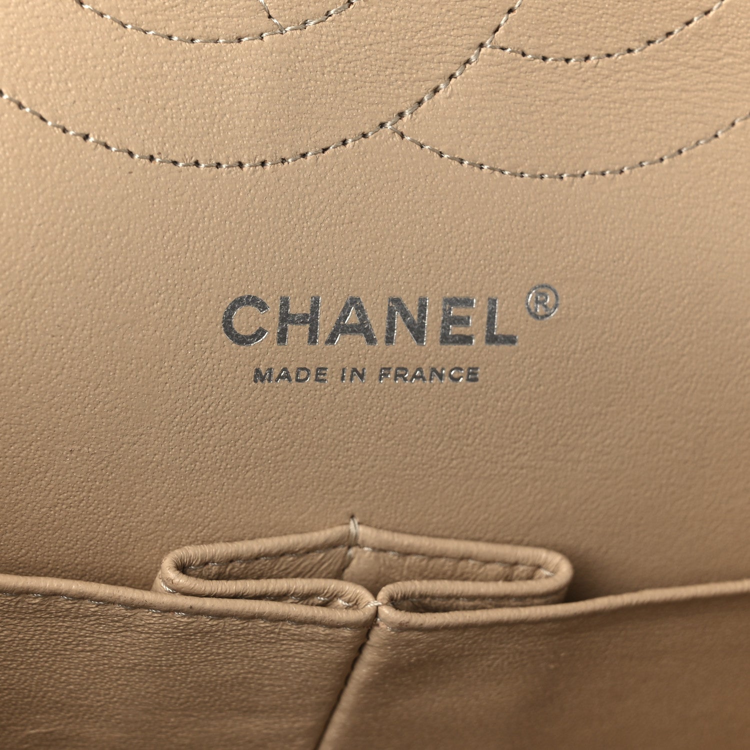 Chanel Caviar Quilted Jumbo Double Flap Beige