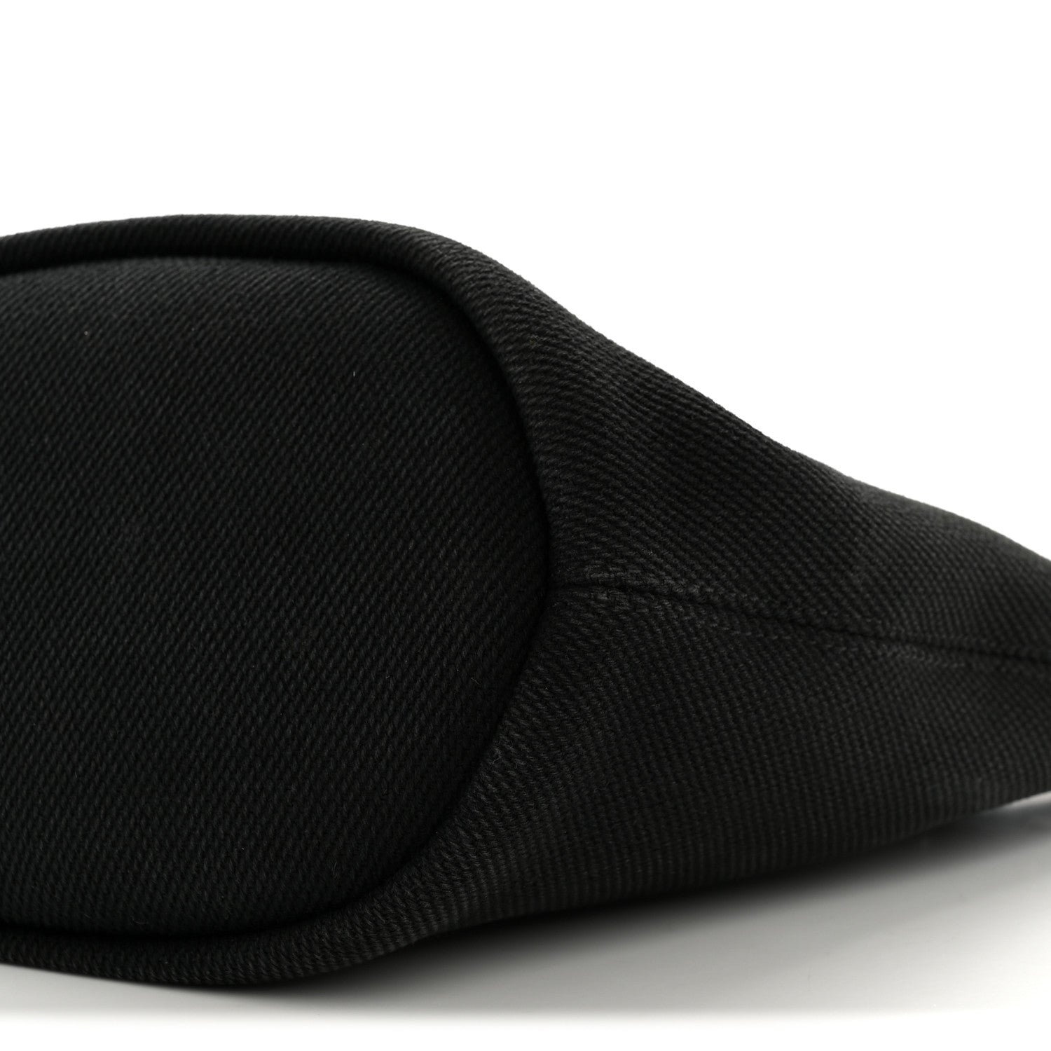 Chanel Canvas Deauville Drawstring Bucket Bag Black