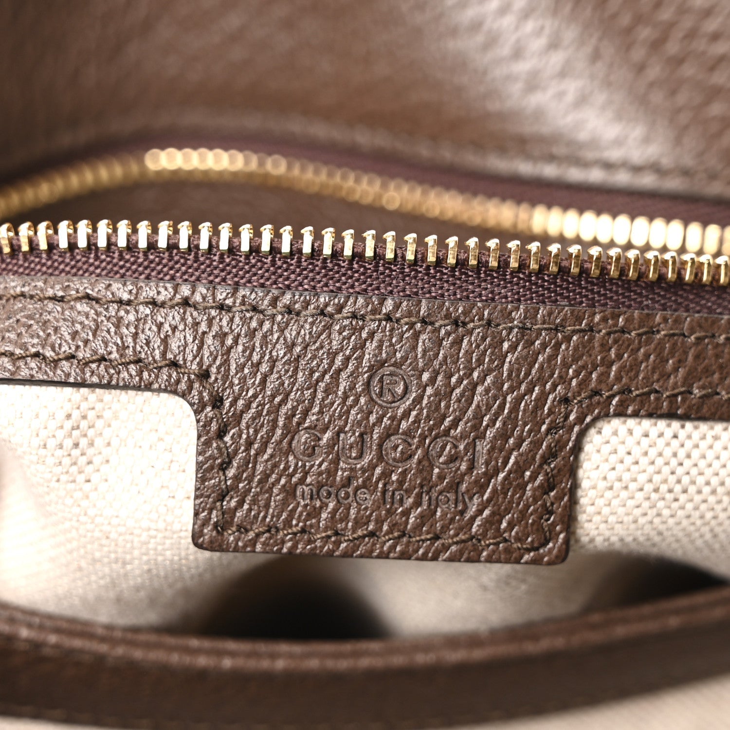 Gucci GG Supreme Monogram Textured Dollar Calfskin Web Medium Blondie Shoulder Flap Bag Beige Ebony New Acero