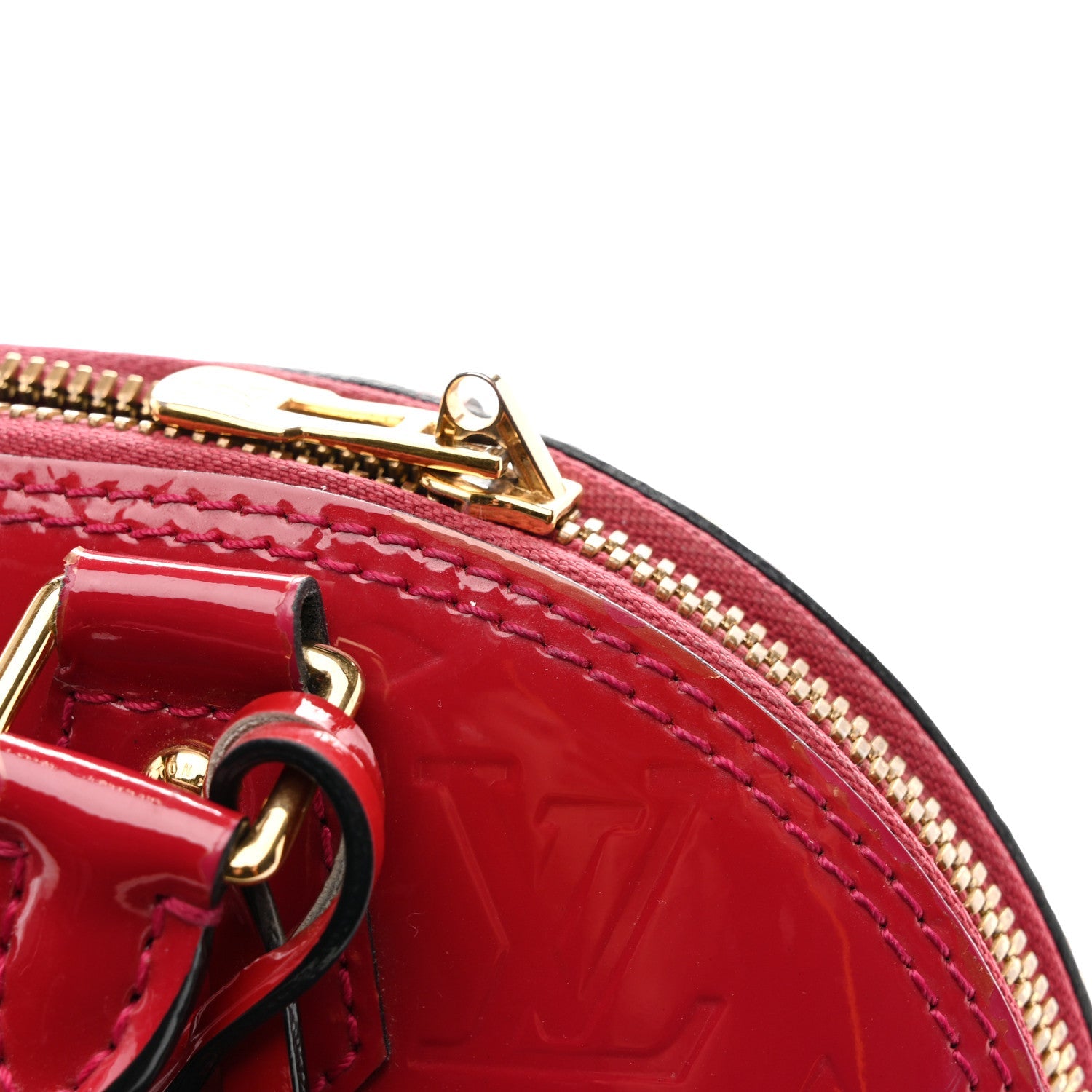 Louis Vuitton Vernis Alma BB Rose Indien