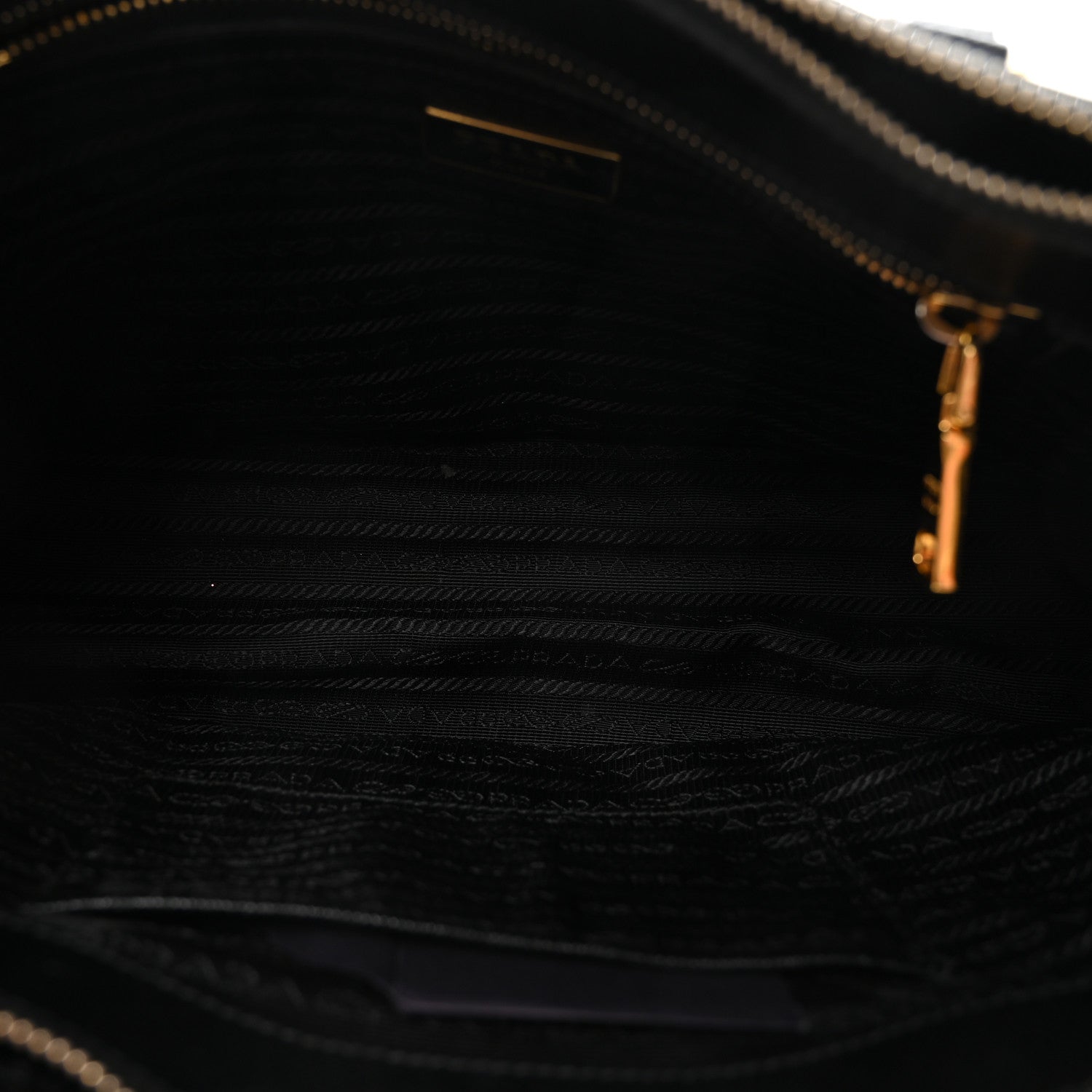 Prada Saffiano Lux Small Galleria Double Zip Tote Black