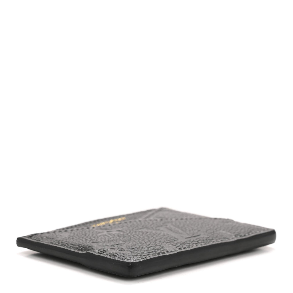 Louis Vuitton Empreinte Criss Cross Card Holder Black