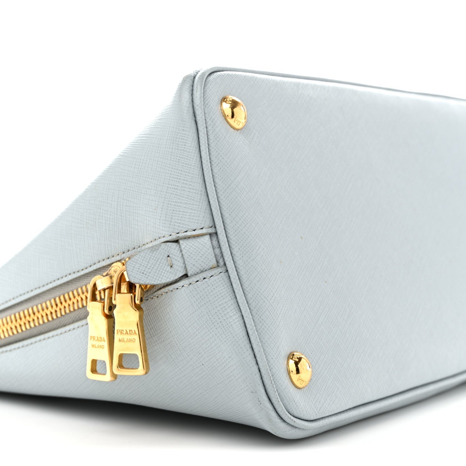 Prada Saffiano Lux Large Promenade Tote Lago