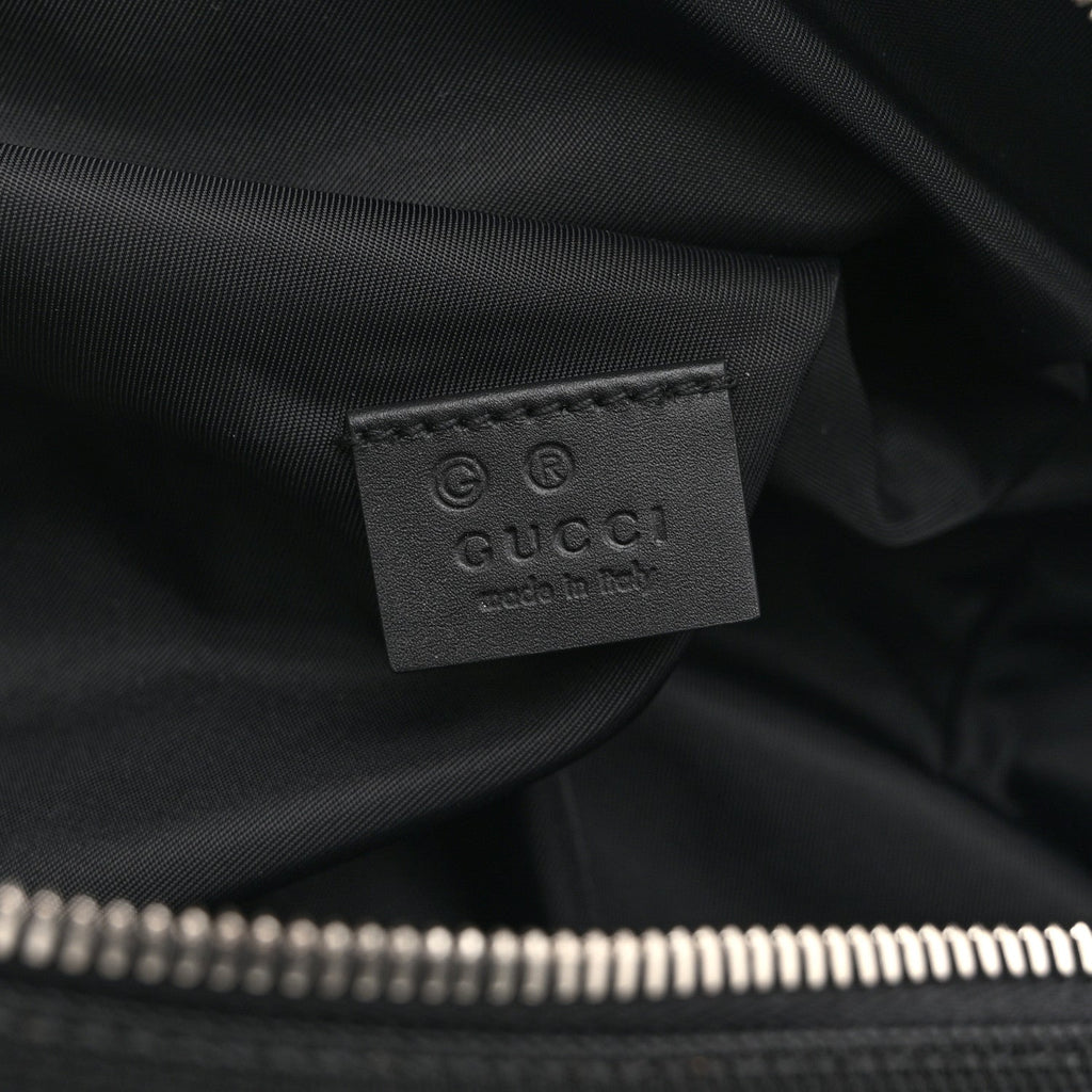 Gucci Techno Canvas Web Large Belt Bag Black