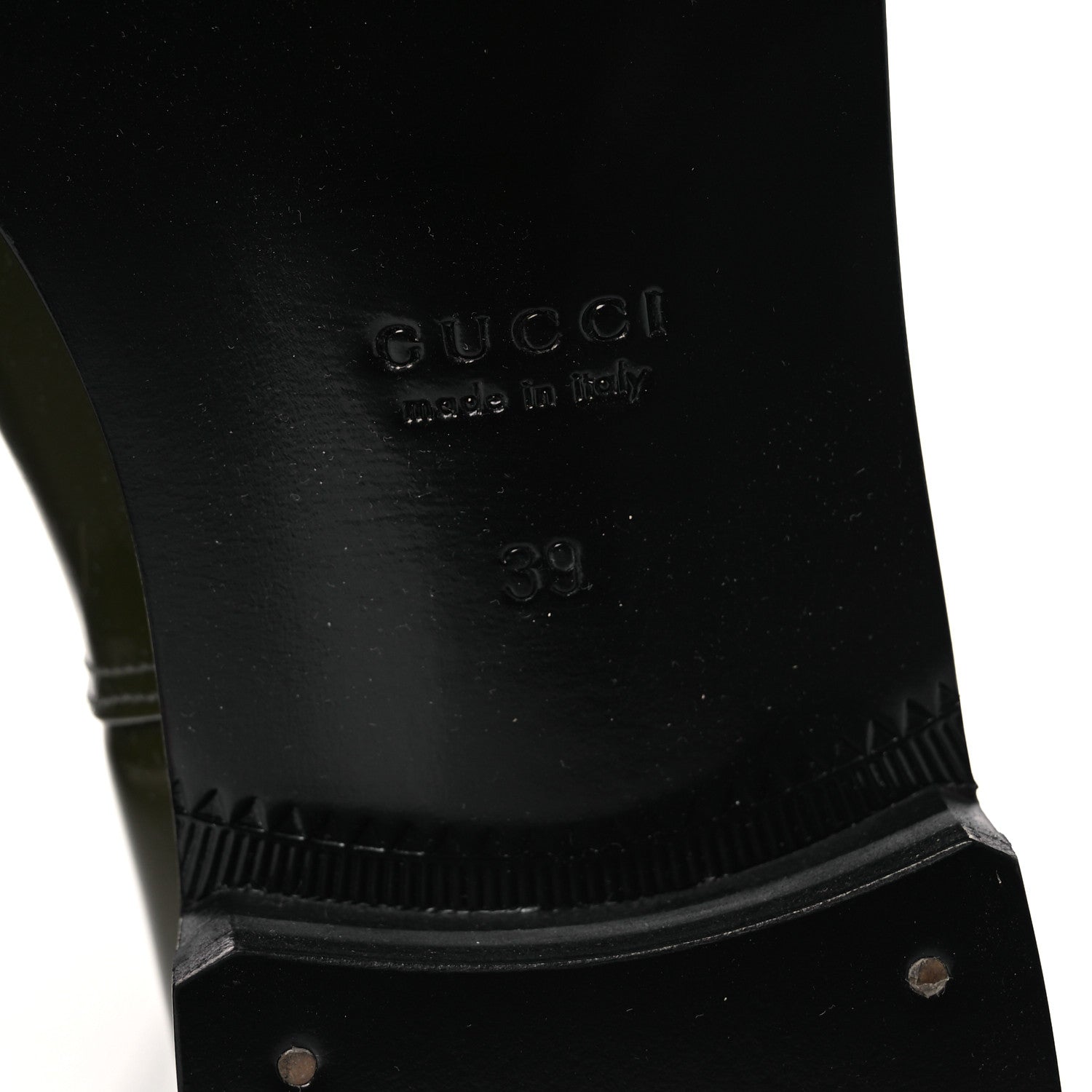 Gucci Brushed Calfskin Michelangelo Slim Horsebit Riding Boots 39 Luscious Green