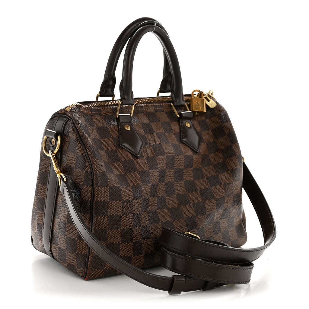 Louis Vuitton Damier Ebene Speedy Bandouliere 25