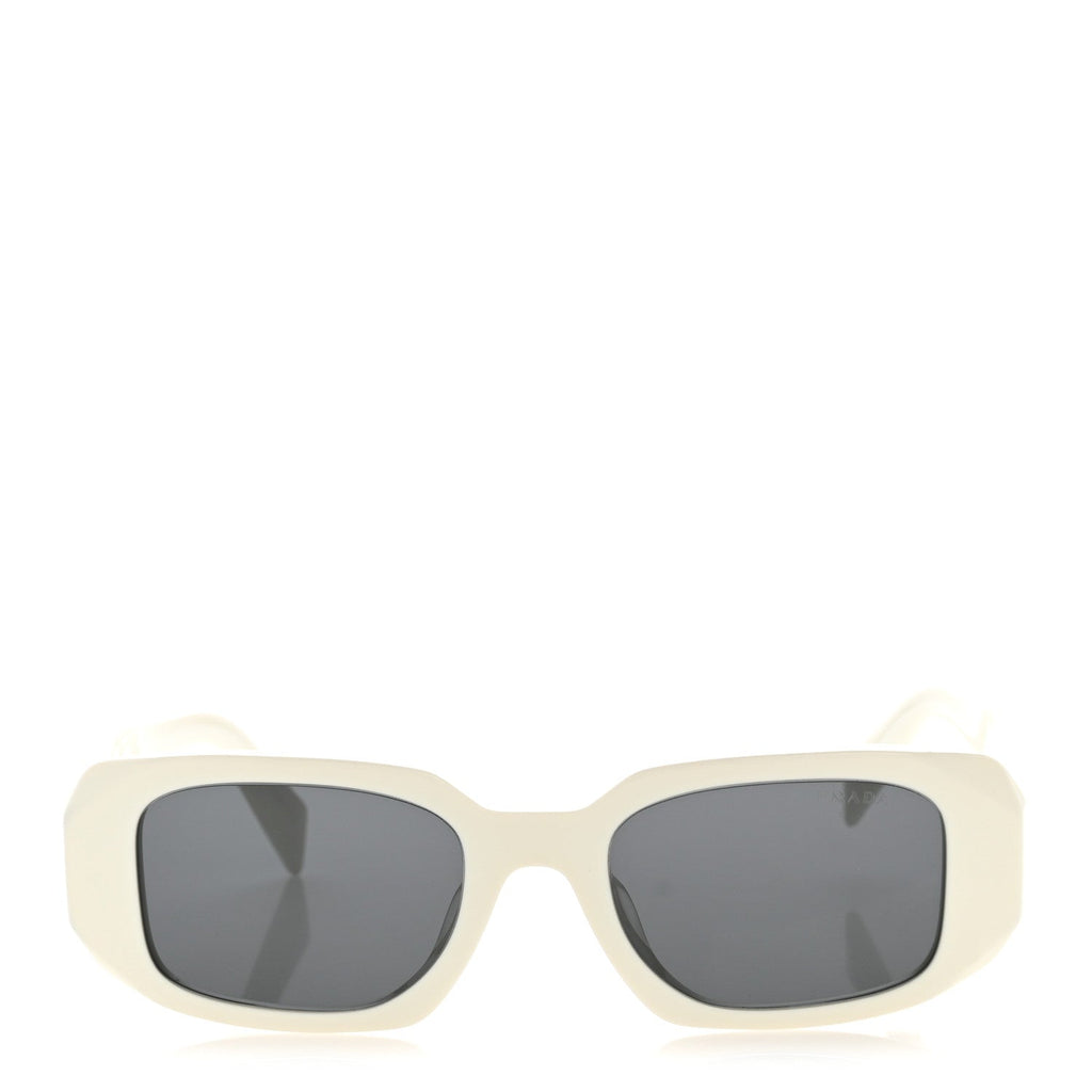 Prada Acetate Symbole Sunglasses SPR 17W White
