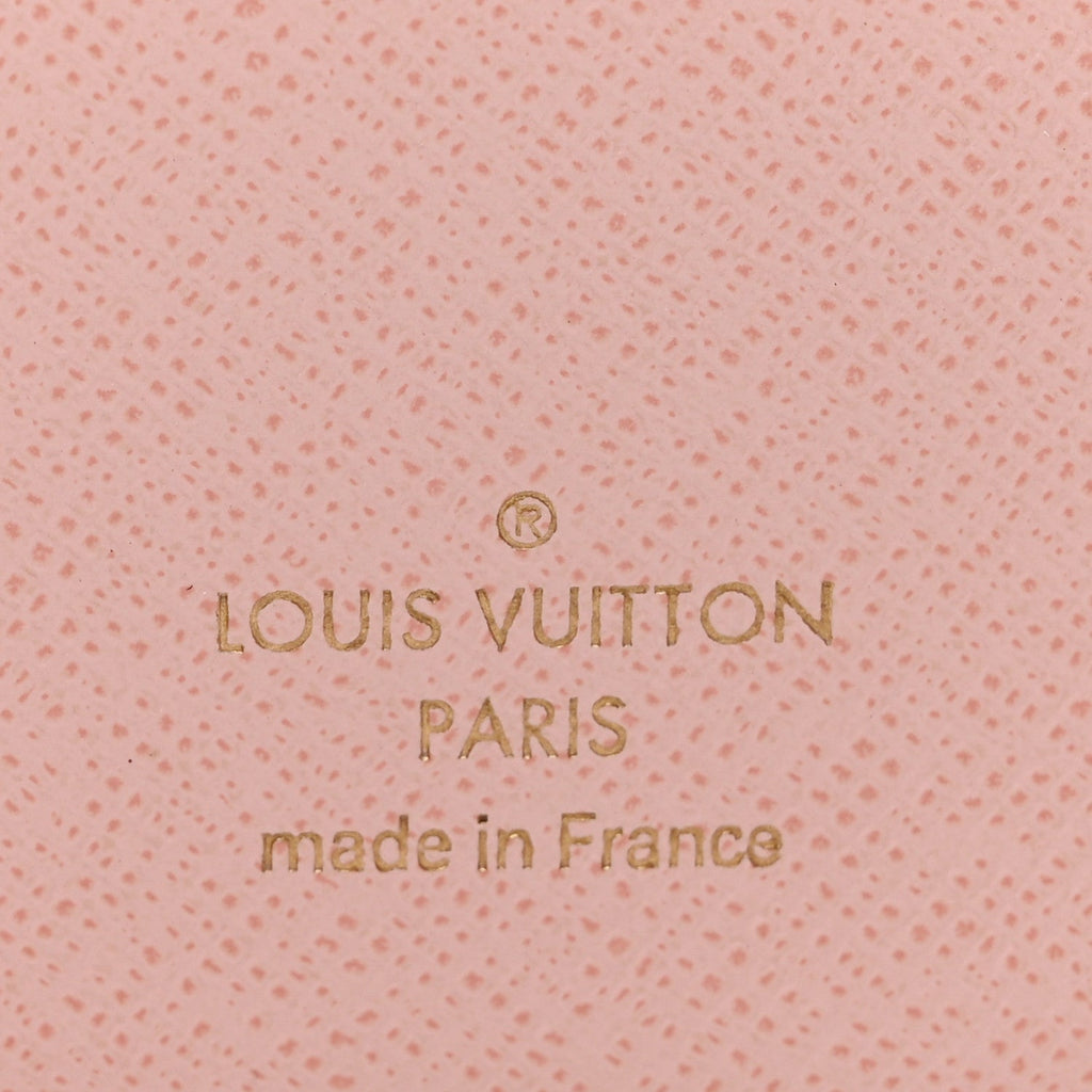 Louis Vuitton Damier Azur Zoe Wallet Rose Ballerine
