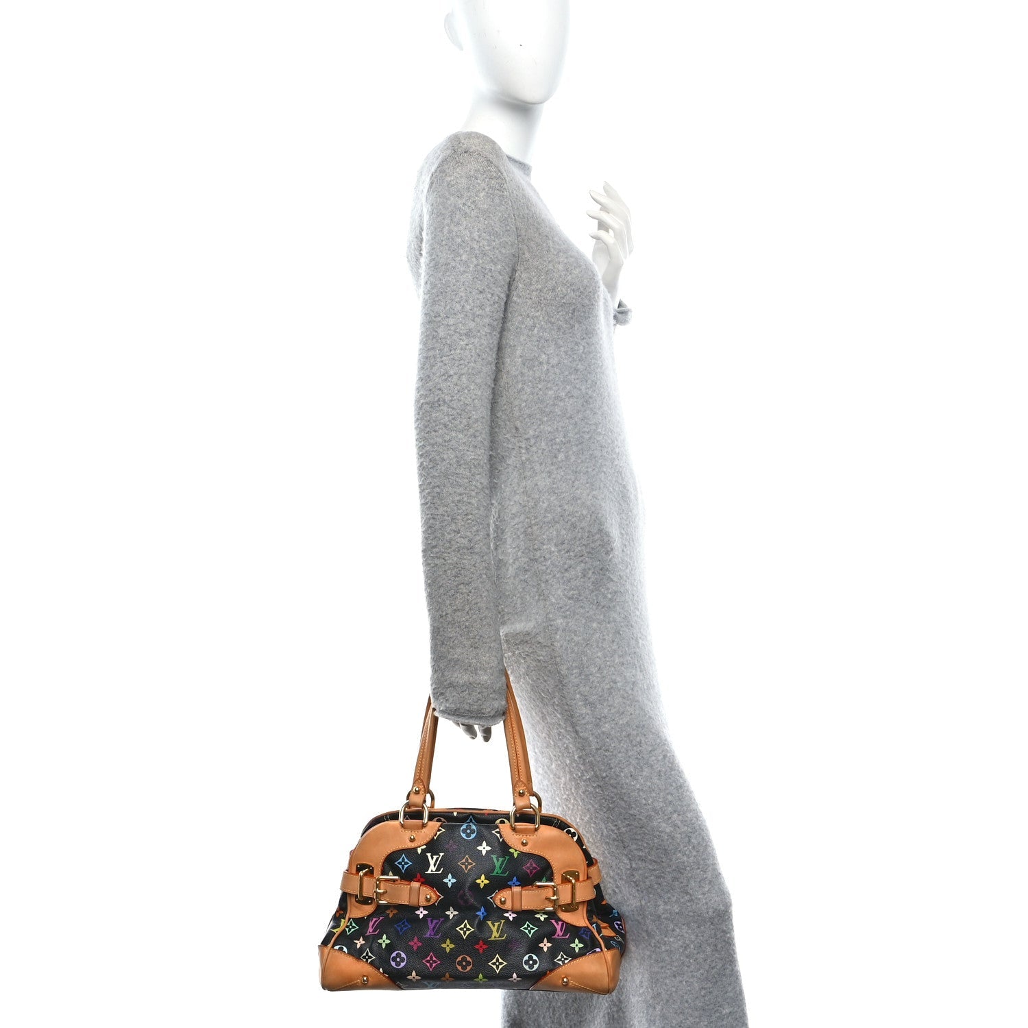 Louis Vuitton Monogram Multicolor Claudia Black