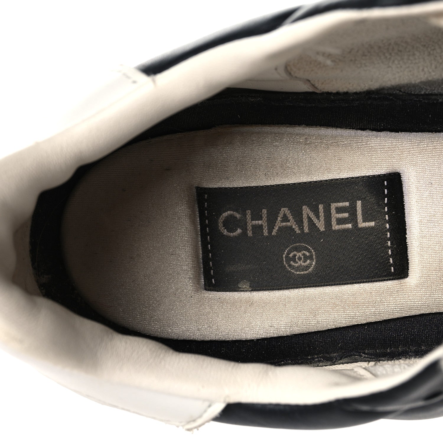 Chanel Suede Calfskin Quilted Sneakers 41 Black