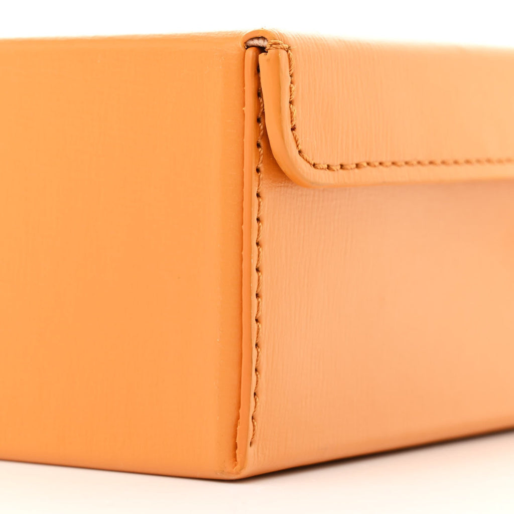 Louis Vuitton Cowhide Shopper Clutch  Safran
