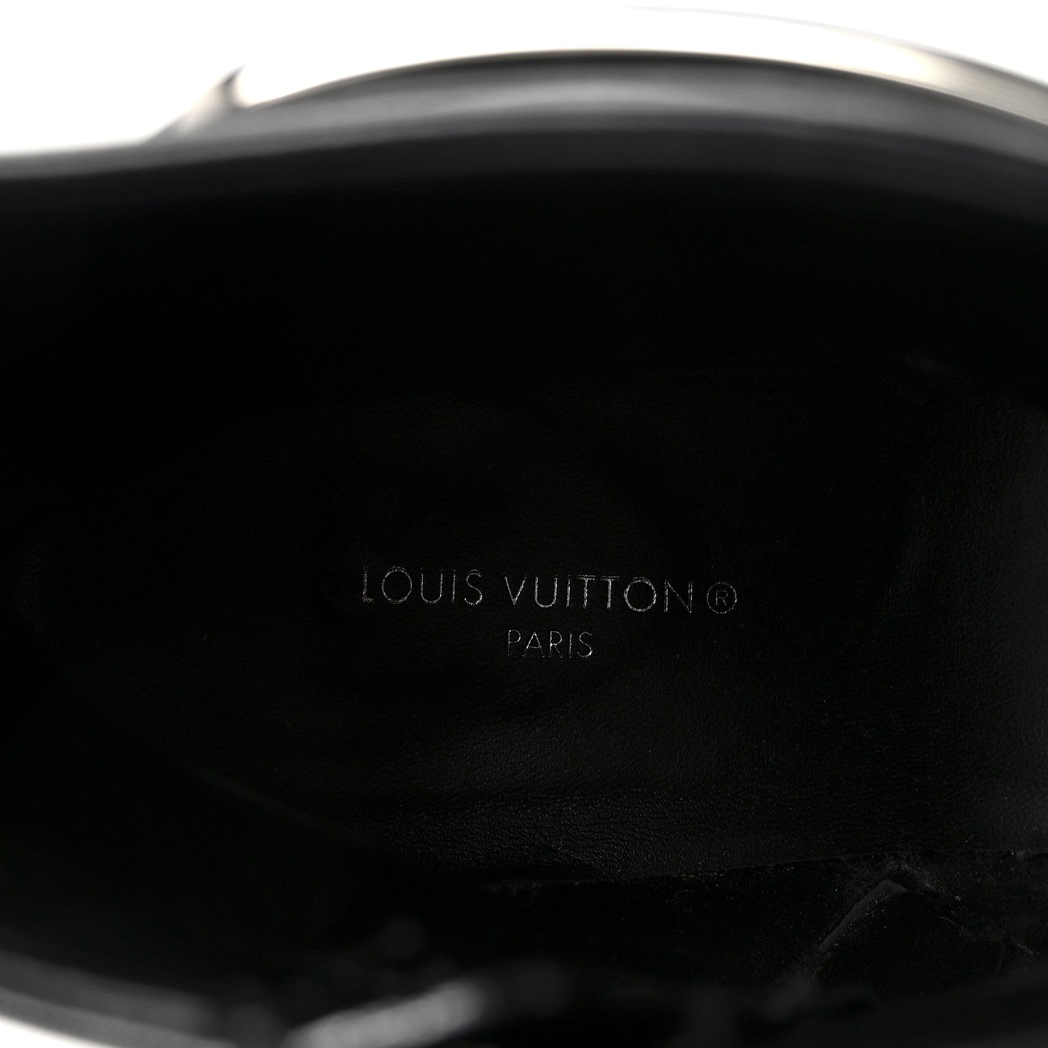 Louis Vuitton Calfskin Moonlight Boots 36.5 Black