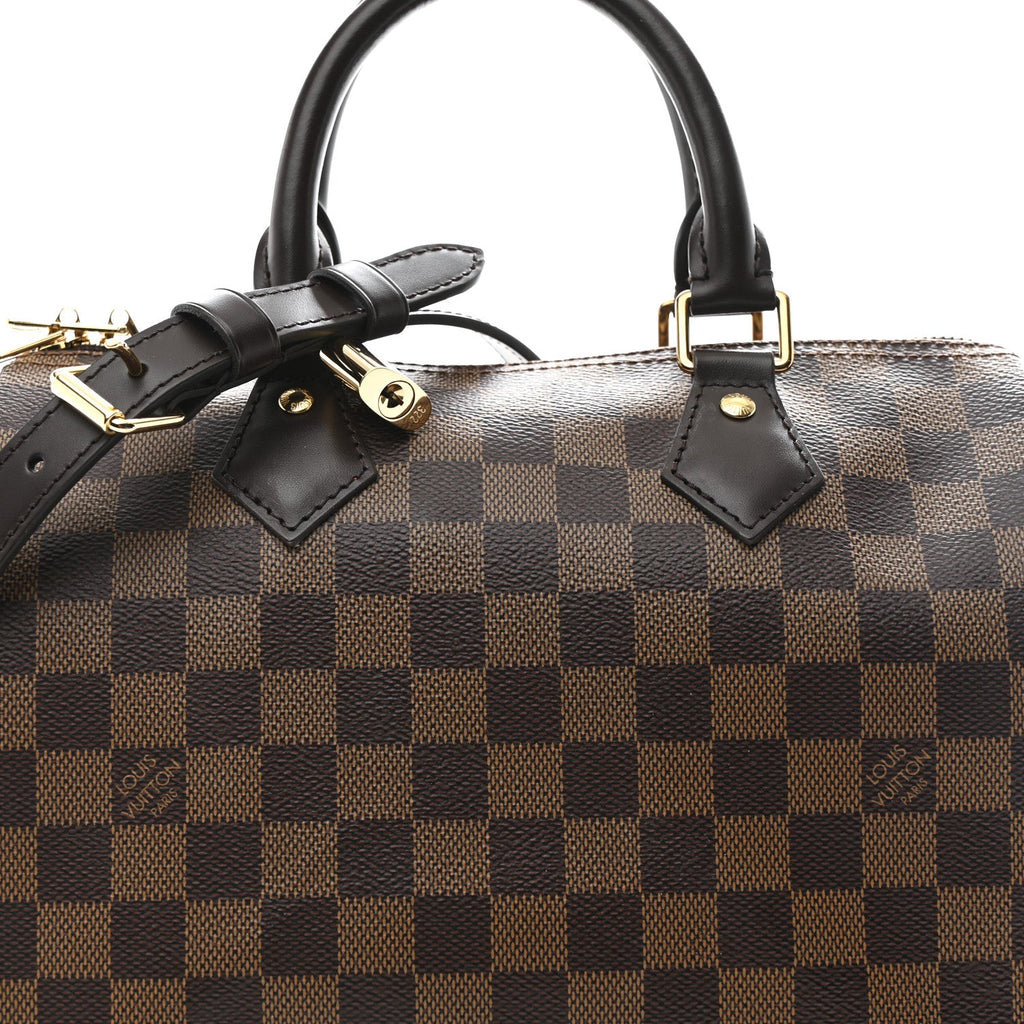 Louis Vuitton Damier Ebene Speedy Bandouliere 25