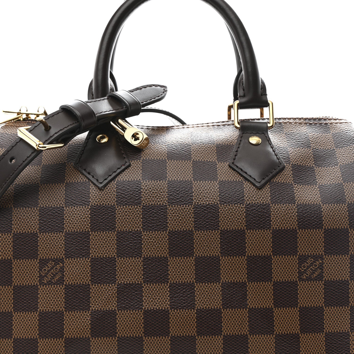 Louis Vuitton Damier Ebene Speedy Bandouliere 25