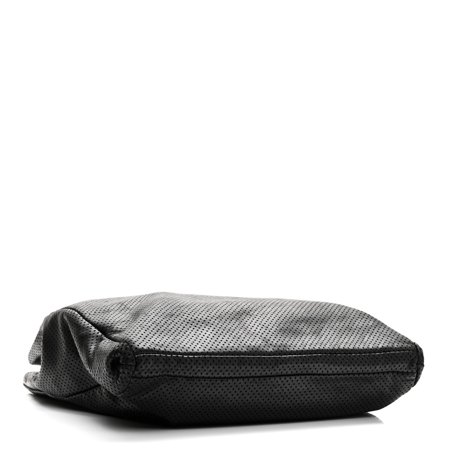 Chanel Calfskin Perforated Drill Tote Bag Black