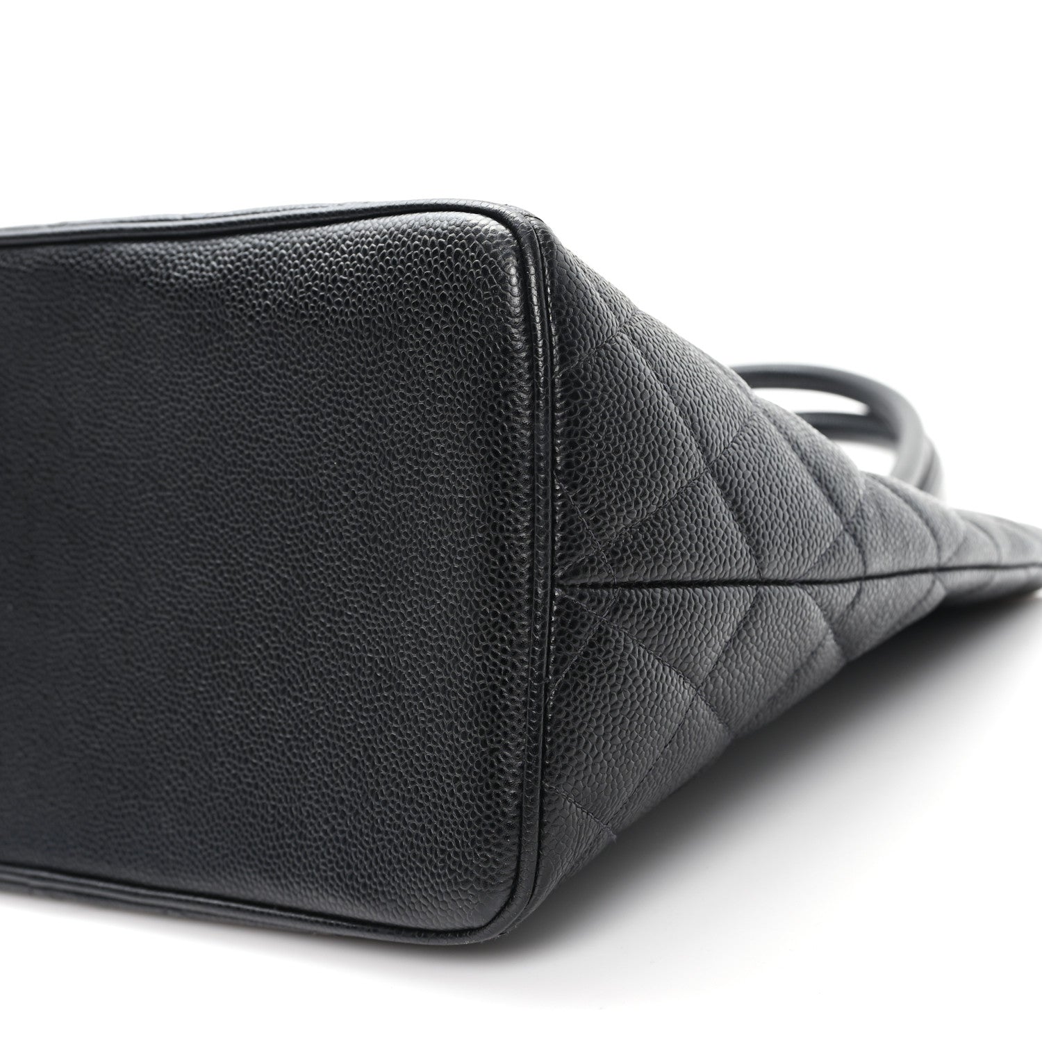 Chanel Caviar Quilted Medallion Tote Black