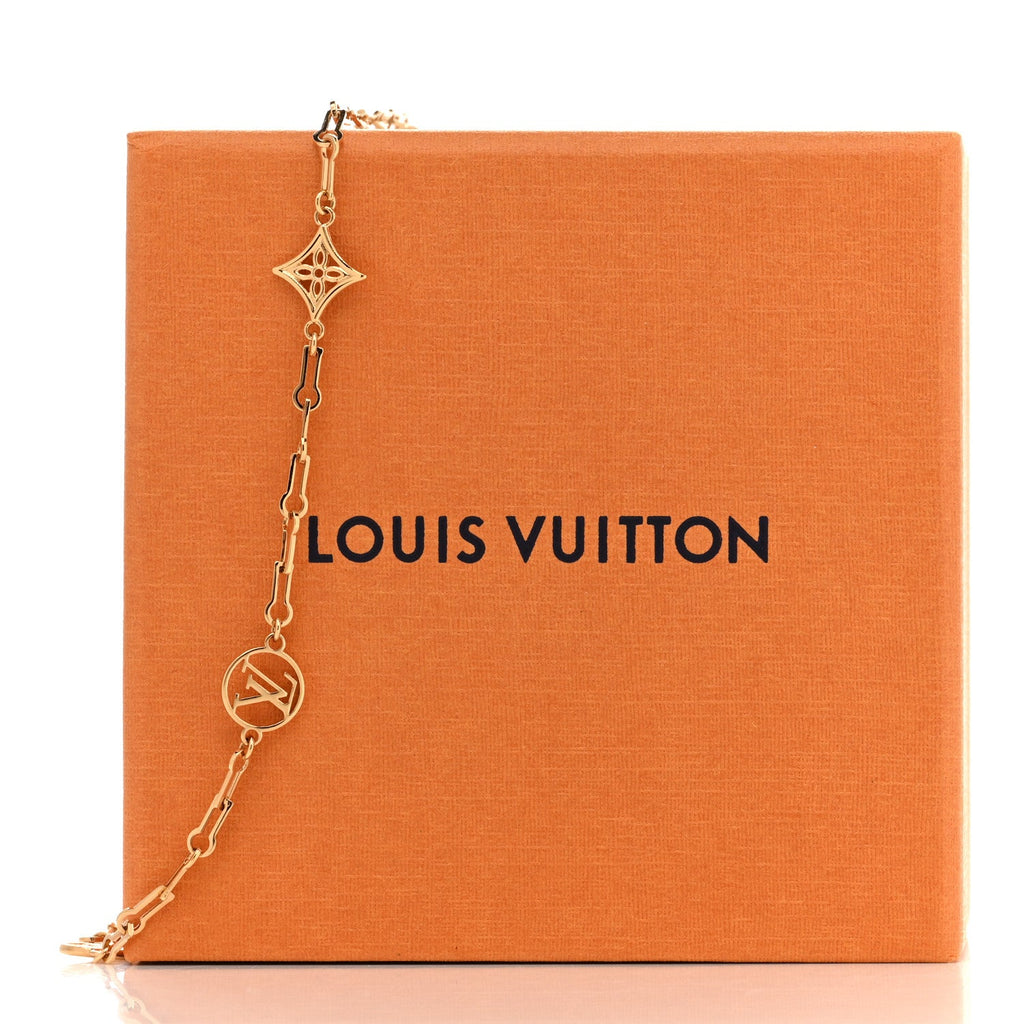 Louis Vuitton Metal Forever Young Short Necklace Gold