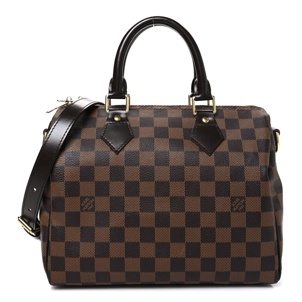 Louis Vuitton Damier Ebene Speedy Bandouliere 25