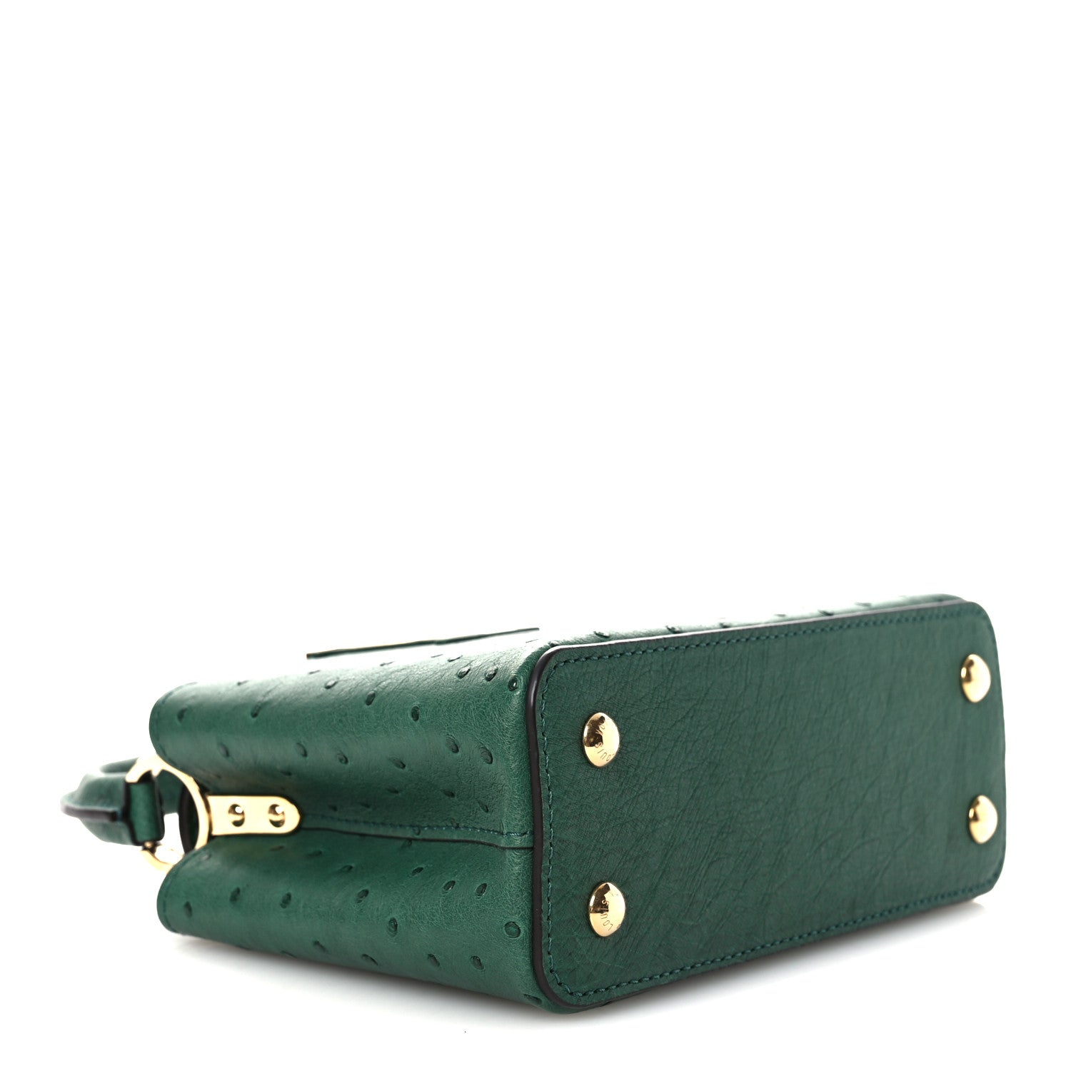 Louis Vuitton Ostrich Capucines Mini Mint
