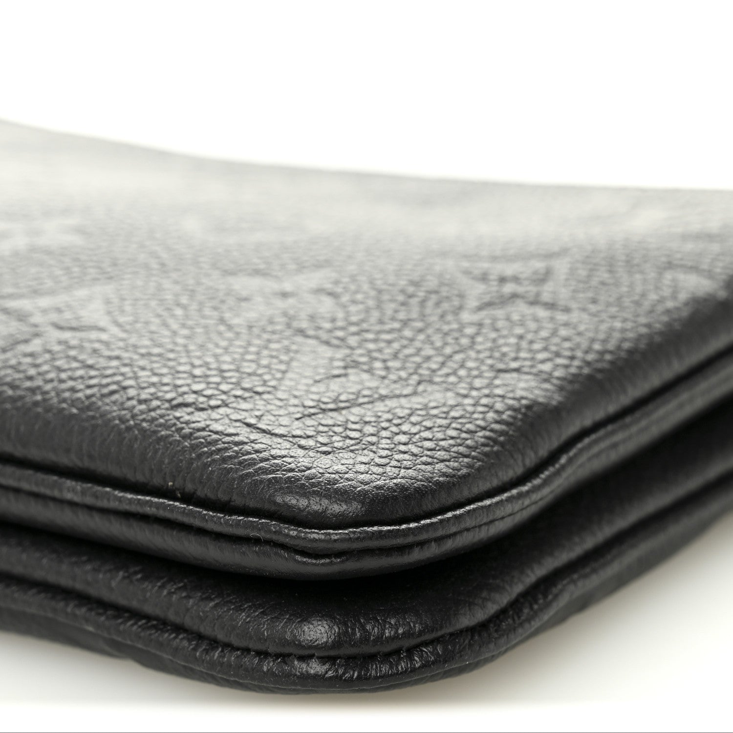 Louis Vuitton Empreinte Double Zip Pochette Black