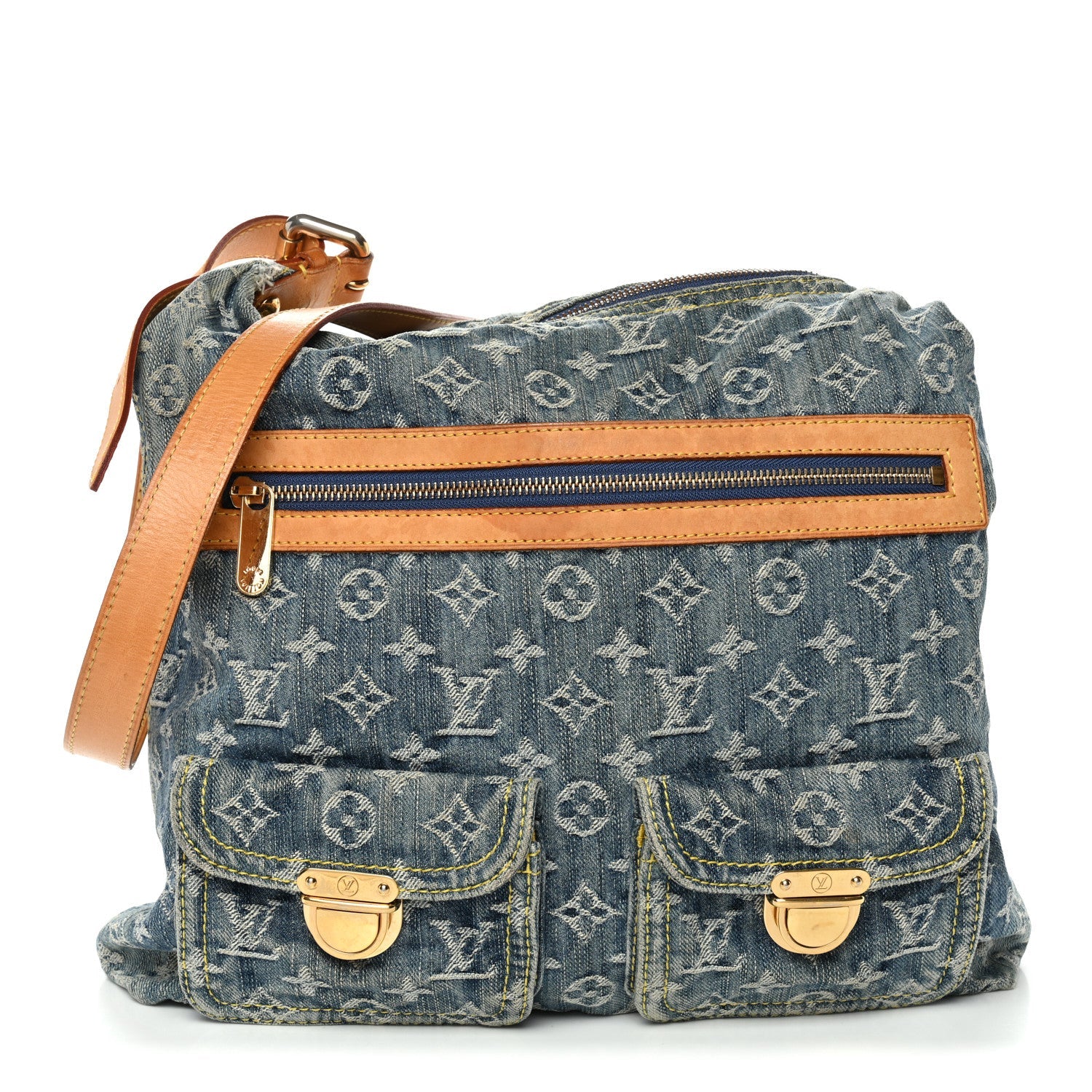 Louis Vuitton Denim Baggy GM Blue