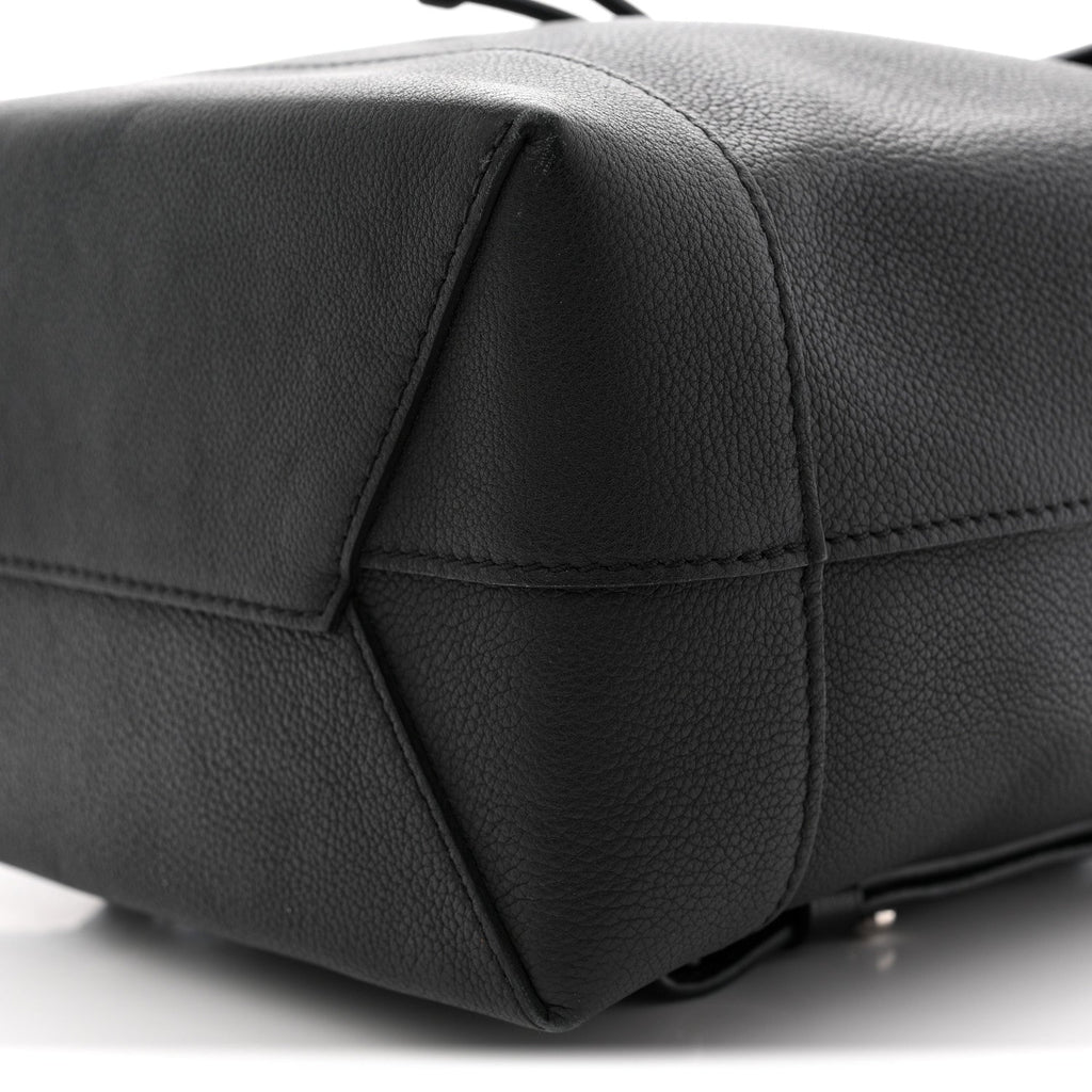 Louis Vuitton Calfskin Lockme Backpack Black