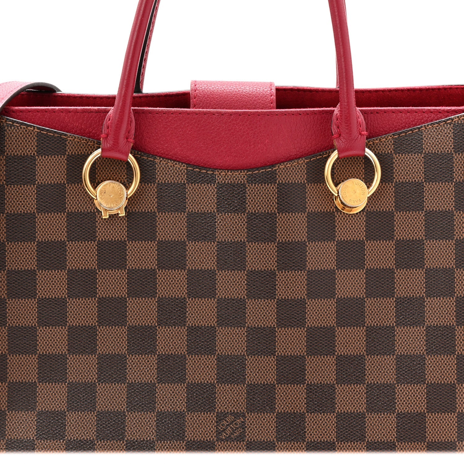 Louis Vuitton Damier Ebene LV Riverside Lie De Vin