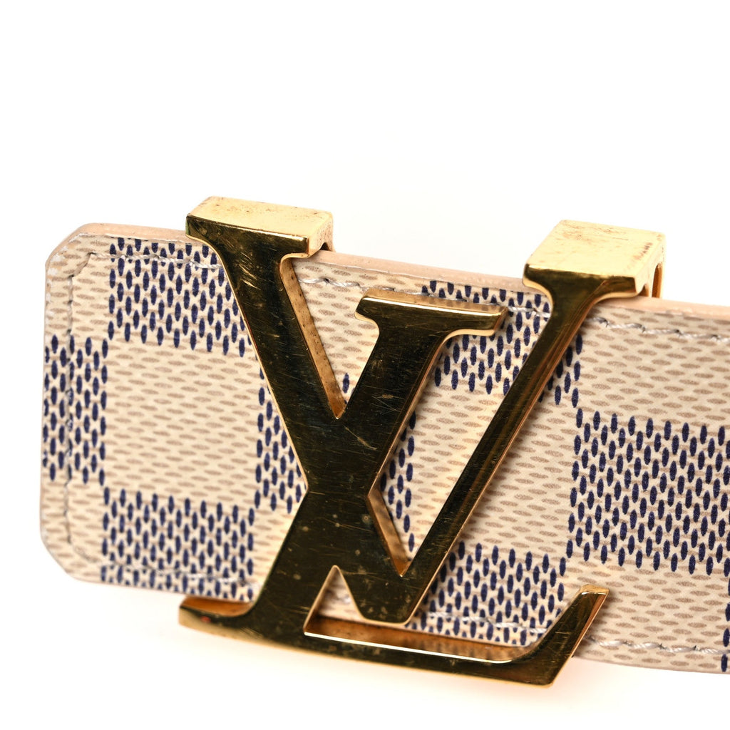 Louis Vuitton Damier Azur LV Initiales 85 34 Belt