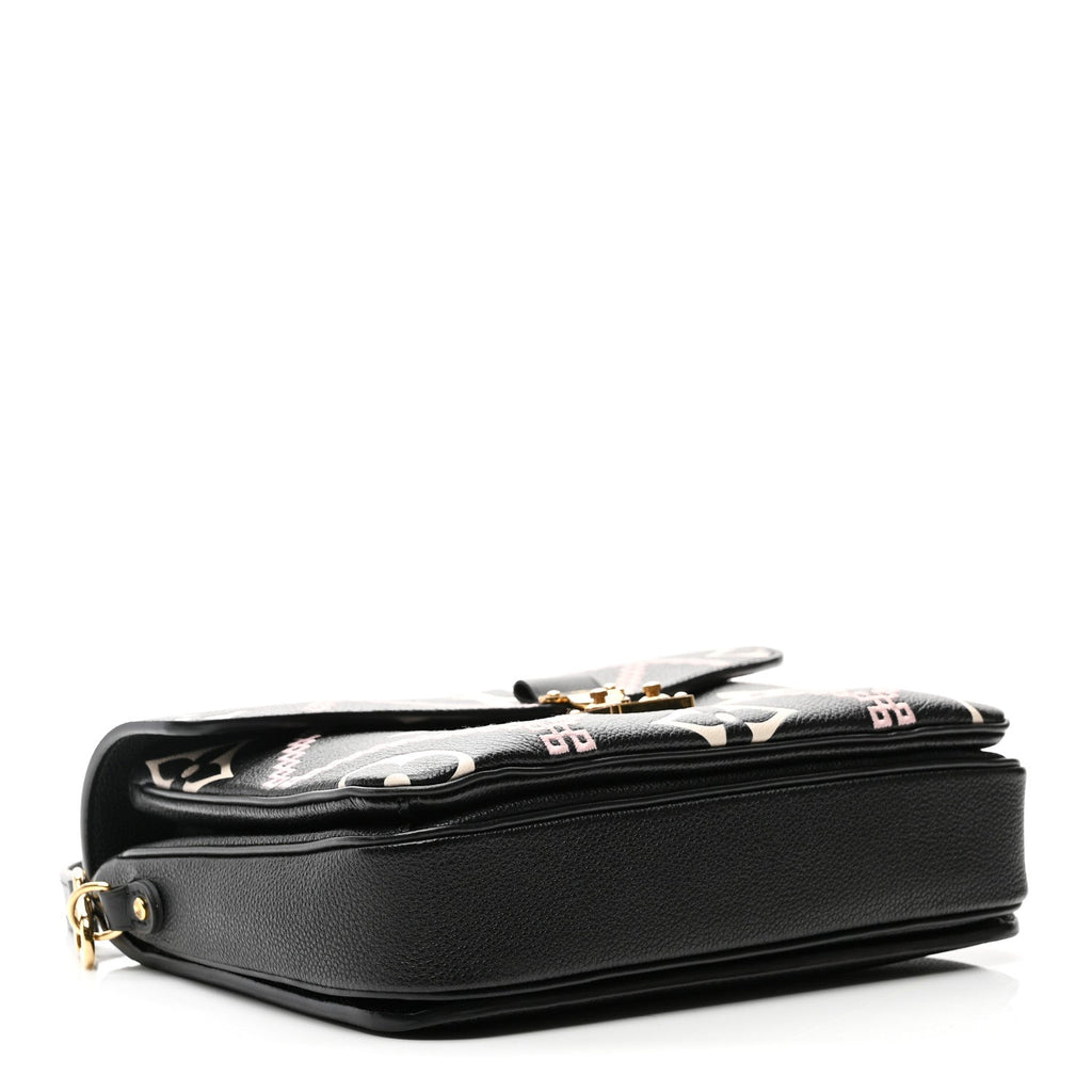Louis Vuitton Empreinte Monogram Giant Broderies Pochette Metis Black