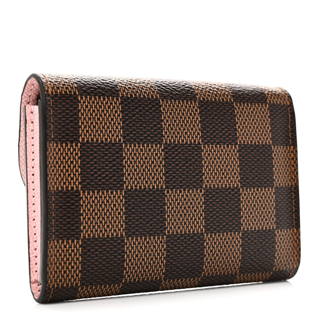 Louis Vuitton Damier Ebene Rosalie Coin Purse Rose Ballerine